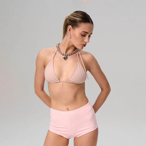 Béžový trojúhelníkový top