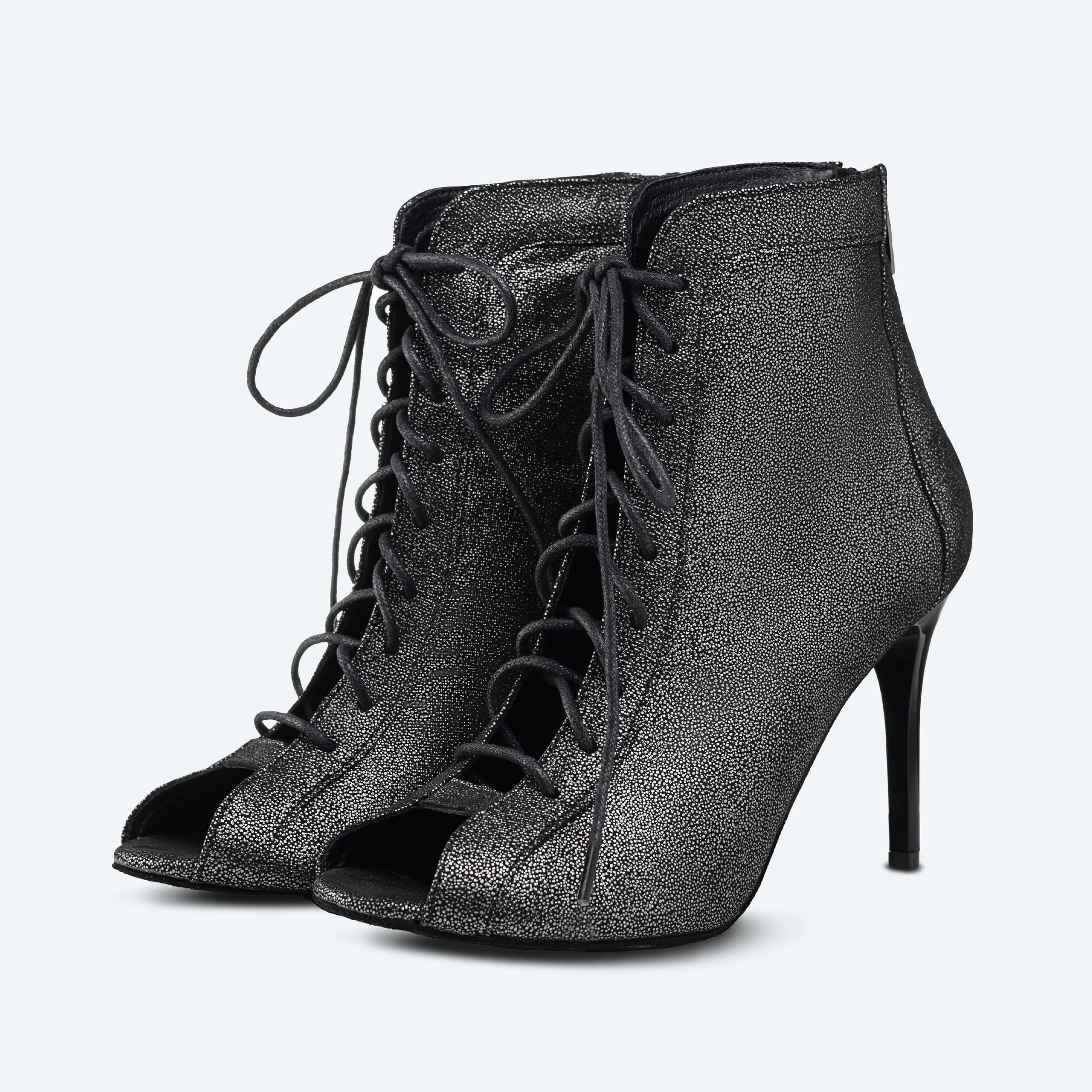 New York – Leather High Heel Bootie (heel 9 cm)