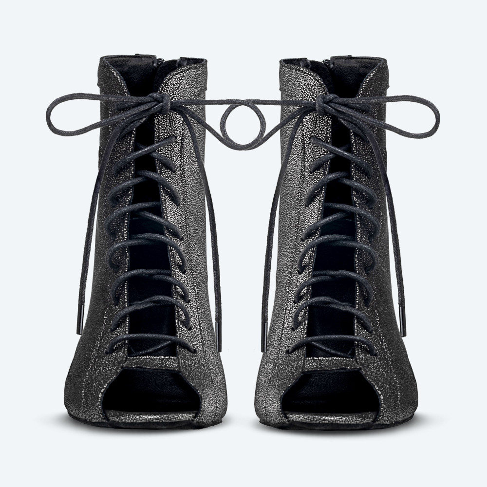 New York – kožené High Heel boty (9 cm) - 2