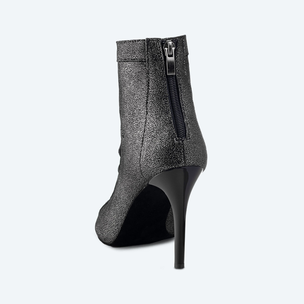New York – kožené High Heel boty (9 cm) - 6